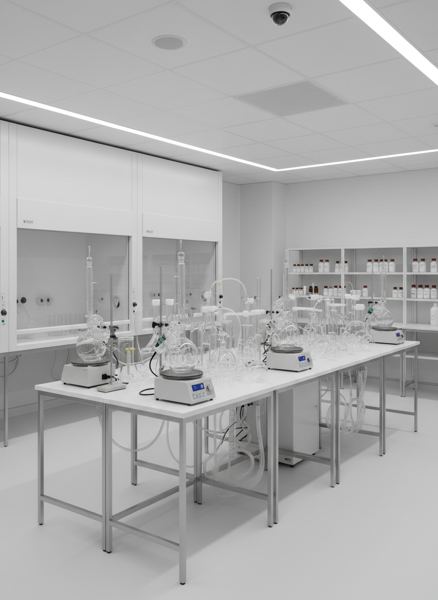 Neutral research laboratory setting